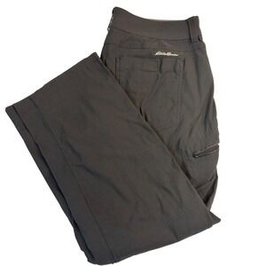 Eddie Bauer First Ascent Guide Pro Pants Mens 34x28 Black Hiking Outdoor Stretch
